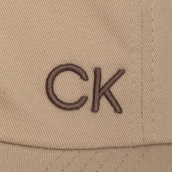 Calvin Klein Cotton Twill Caps - Sand on Sale