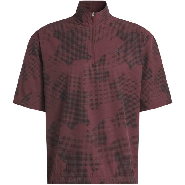 adidas Go-To Dwr Short Sleeve 1 2 Zip Pullover - Aurora Ruby Online now