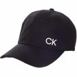 Calvin Klein Cotton Twill Caps - Black Fashion