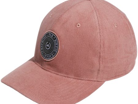 adidas Pin Whale Cord Cap - Warm Clay Fashion