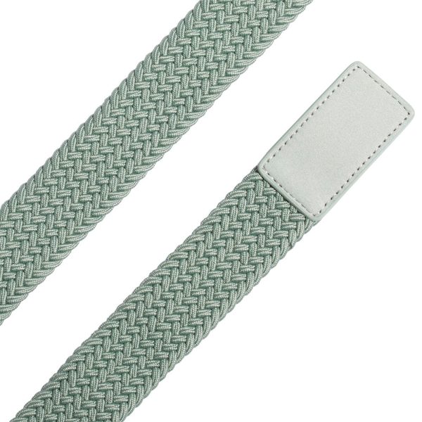 adidas Braided Stretch Belt - Silver Green For Sale