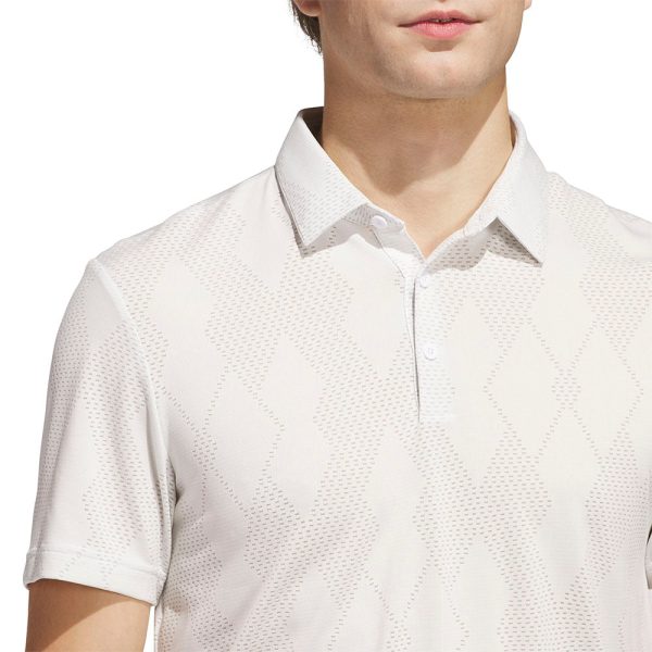 adidas Ultimate365 Micro Texture Polo Shirt - White Online