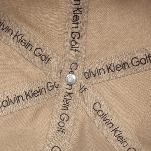 Calvin Klein Cotton Twill Caps - Sand on Sale