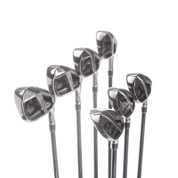 TaylorMade Sim Max OS Graphite Mens Right Hand Irons 5-SW Regular - Ventus 6 Supply