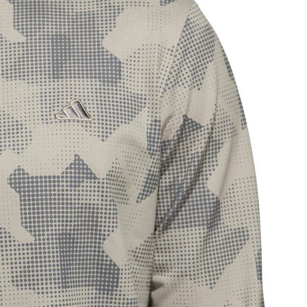 adidas Go-To Printed 1 4 Zip Pullover - Putty Beige Fashion