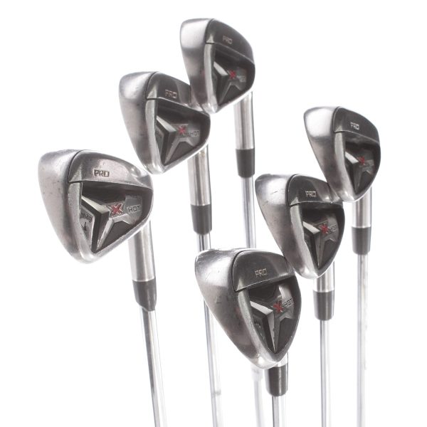 Callaway X Hot Pro Steel Mens Right Hand Irons 5-PW Stiff - True Temper on Sale