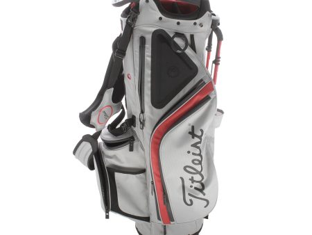 Titleist Hybrid 14 Stand Bag - Grey Black Red on Sale