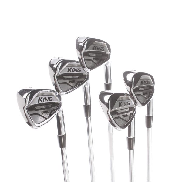 Cobra King Tour MIM Steel Mens Right Hand Irons 6-PW Stiff - KBS $-Taper 120 Online now