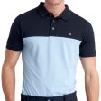 Calvin Klein Colour Block Polo Shirt - Navy Blue Sale