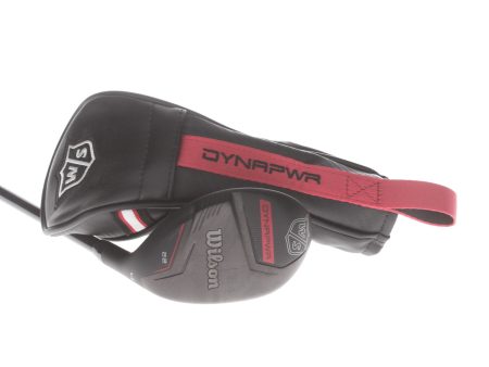 Wilson Dynapower Graphite Mens Right Hand 4 Hybrid 22* Stiff - Hzrdus Smoke RDX 6.0 80g HY Fashion