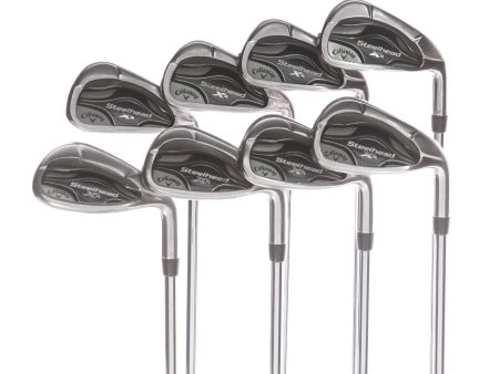 Callaway Steelhead XR Steel Mens Right Hand Irons 4-SW Regular - True Temper xp-95g For Cheap