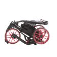 Druids 3-Wheel Push Trolley - Black Red Discount