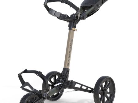 Sun Mountain Ridgeline 3-Wheel Push Trolley - Sand Hunter on Sale