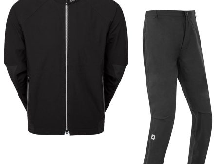 FootJoy HydroTour HydroLite V2 Waterproof Suit - Black on Sale