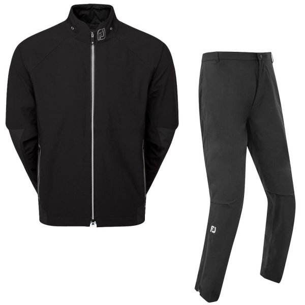 FootJoy HydroTour HydroLite V2 Waterproof Suit - Black on Sale