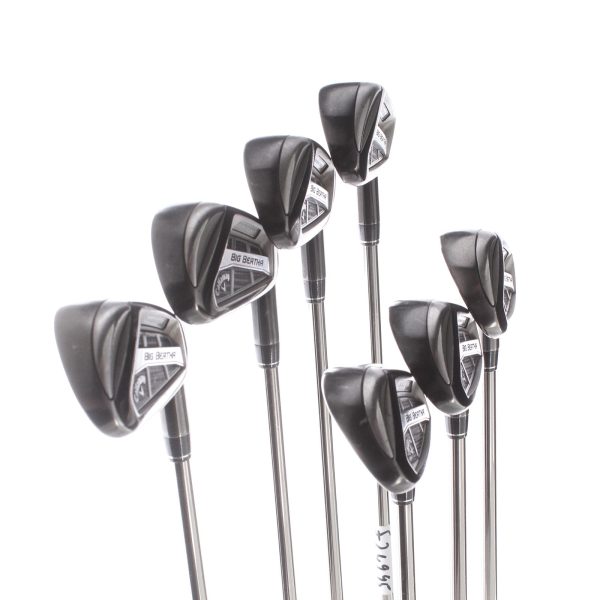 Callaway Big Bertha Graphite Mens Right Hand Irons 4-PW Regular - UST Mamiya Recoil 460 F3 For Discount