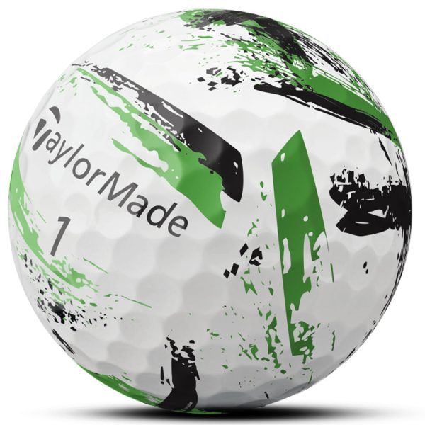 TaylorMade SpeedSoft Golf Balls - Ink Green - 3 Ball Sleeve Hot on Sale