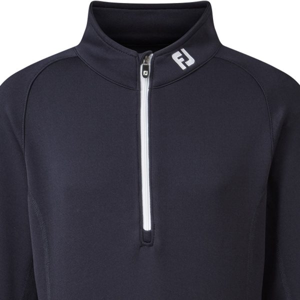 FootJoy Junior Chillout 1 4 Zip Pullover - Navy Online Hot Sale