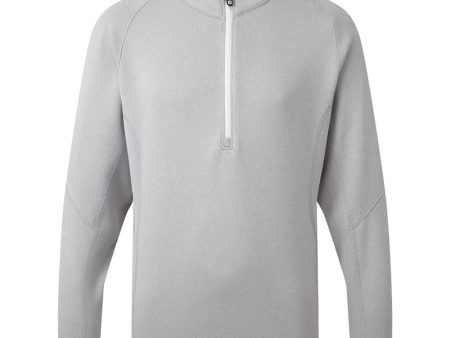 FootJoy Junior Chillout 1 4 Zip Pullover - Heather Grey Online Sale