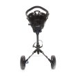 Motocaddy Cube 3-Wheel Push Pull Trolley  - Black Blue Fashion