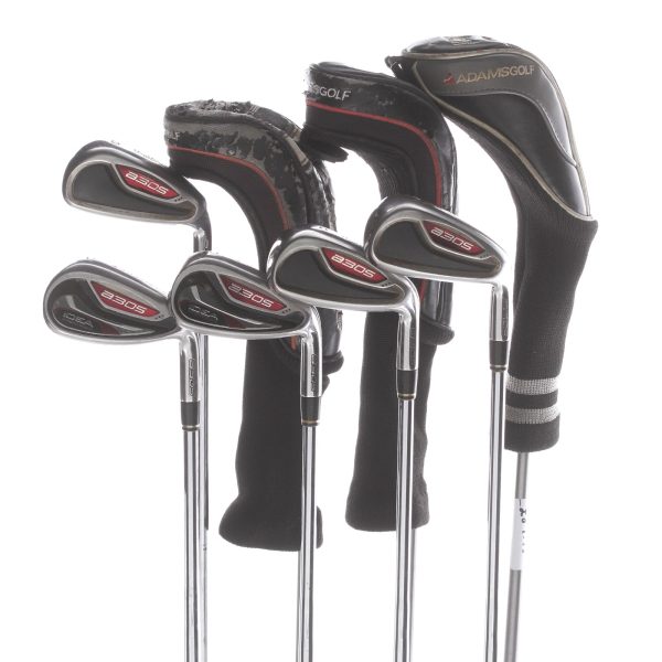 Adams a30s Hybrid Irons Steel Graphite Mens Right Hand Irons 3-PW Regular - on Sale