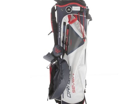 Big Max Dri-Lite Seven Stand Bag - Blue White Red Cheap