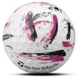 TaylorMade SpeedSoft Golf Balls - Ink Pink - 3 Ball Sleeve For Discount