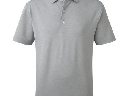 FootJoy Junior Stretch Pique Solid Polo Shirt - Heather Grey Online