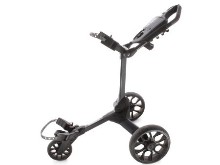 Stewart Golf R1-S 3-Wheel Push Trolley - Black Hot on Sale