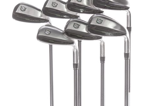 Wilson Launch Pad Graphite Mens Right Hand Irons 5-SW Regular - Project X Evenflow 5.5 65g Online now