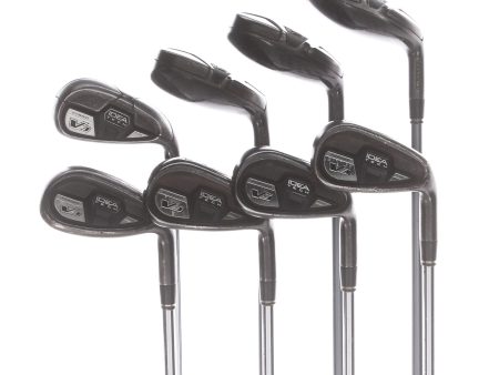 Adams Idea V3 Tech Steel Graphite Mens Right Hand Irons 4-SW Regular - Bassara 60g True Temper For Cheap