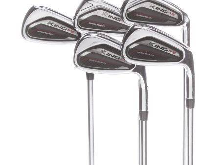 Cobra F9 Speedback Steel Mens Right Hand Irons 6-PW Regular - KBS Tour 90 Cheap