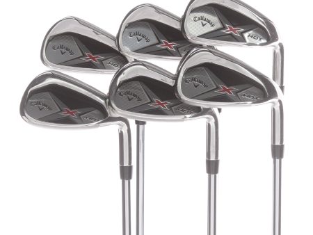 Callaway X-Hot Steel Mens Right Hand Irons 5-PW Regular - True Temper 85g Cheap