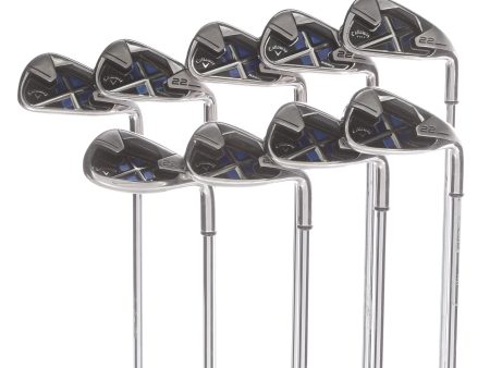 Callaway X-22 Steel Mens Right Hand Irons 3-SW Uniflex - Callaway Online Hot Sale