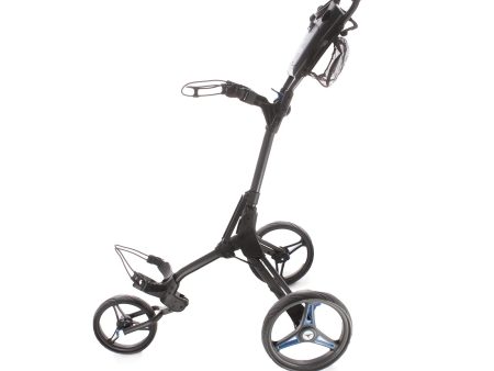 Motocaddy Cube 3-Wheel Push Pull Trolley  - Black Blue Fashion