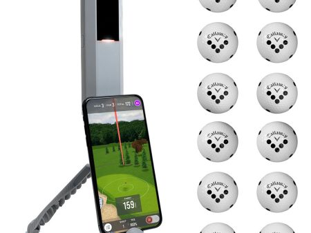 Rapsodo MLM2 Pro Launch Monitor & 12 Callaway ChromeSoft X Golf Balls Online Sale