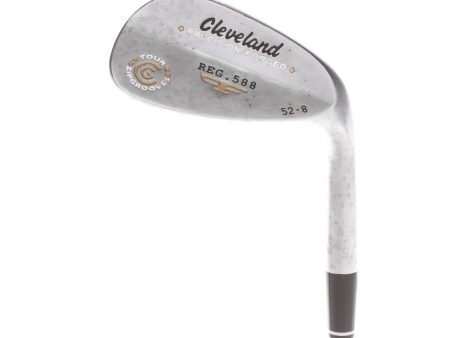 Cleveland REG-588 Steel Mens Right Hand Gap Wedge 52* 8 Bounce S Grind Wedge Flex - Tour Concept Hot on Sale