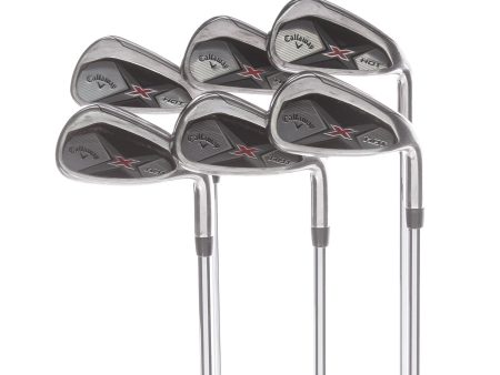 Callaway X Hot Steel Mens Right Hand Irons 5-PW Stiff - True Temper XP 85 S300 For Sale