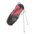 Wilson Stand Bag - Black Red For Discount