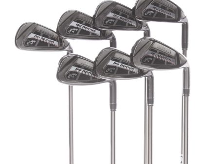 Callaway Big Bertha Graphite Mens Right Hand Irons 4-PW Regular - UST Mamiya Recoil 460 F3 For Discount