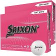 Srixon Soft Feel Lady Golf Balls - Soft White - Festive Double Dozen Fashion