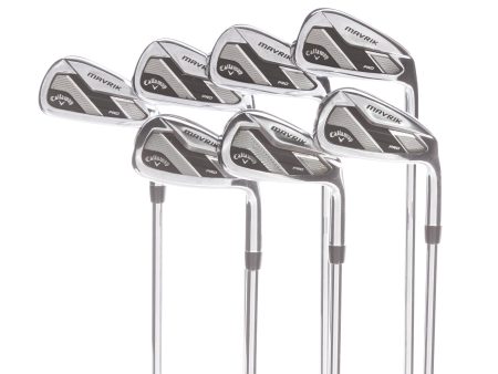 Callaway Mavrik Pro Steel Mens Right Hand Irons 4-PW -0.5  Regular - Elevate Cheap