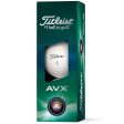 Titleist AVX Golf Balls - White - 3 Ball Sleeve For Sale