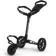 Sun Mountain Ridgeline 3-Wheel Push Trolley - Black Online Hot Sale