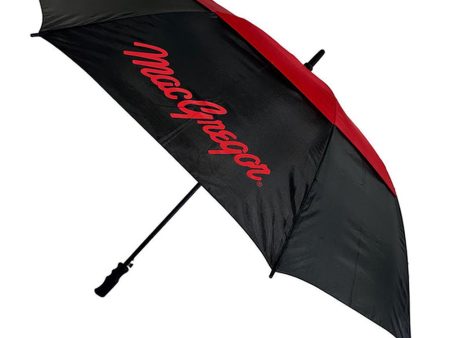 MacGregor Dual Canopy Umbrella 64  Canopy - Black Red Supply