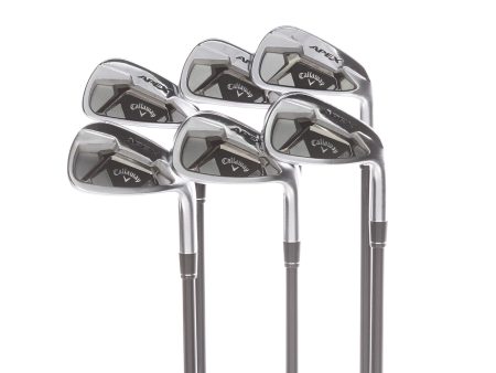 Callaway Apex 21 Graphite Mens Right Hand Irons 5-PW Stiff - Tensei AV Series Silver 65 For Discount