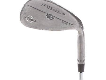 Wilson Staff FG Tour PMP Raw Steel Mens Right Hand Lob Wedge 58* 10 Bounce Stiff - Dynamic Gold 120 S300 Online now