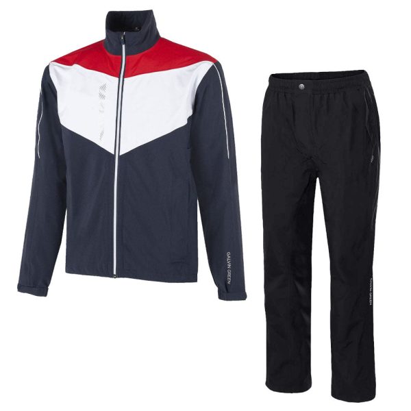 Galvin Green Armstrong Andy Waterproof Suit - Navy White Red - Black on Sale