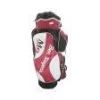 Ben Sayers M9 Cart Bag - Crimson White For Sale