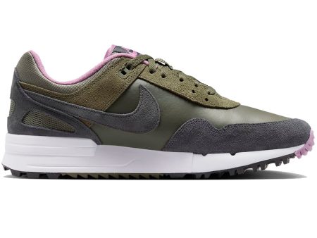 Nike Air Pegasus  89 G Spikeless Waterproof Shoes - Medium Olive Anthracite-Plum Dust-White For Discount